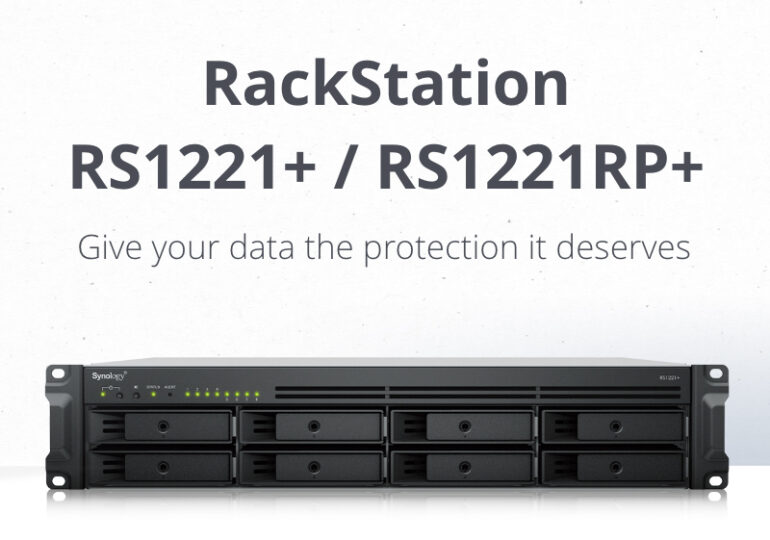 A Synology® bemutatta a kompakt RackStation RS1221+ és RS1221RP+ készülékeket