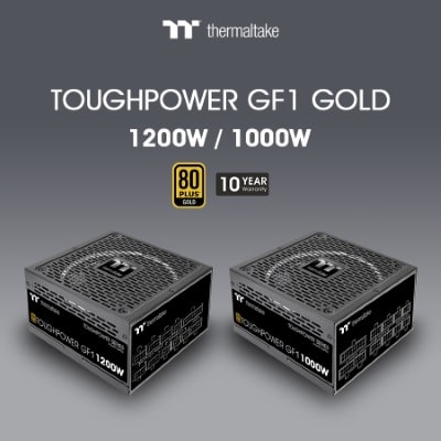 Már elérhetők a Thermaltake Toughpower GF1 1000/1200W Gold tápegységek