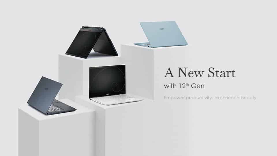 Az MSI új üzleti és produktivitásra szánt laptopokat mutat be 12. generációs Intel® Core™ processzorokkal